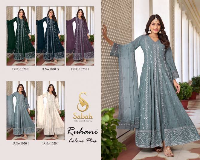 Ruhani Colour Plus By Sabah Georgette Wedding Salwar Suits Wholesale Market In Surat
